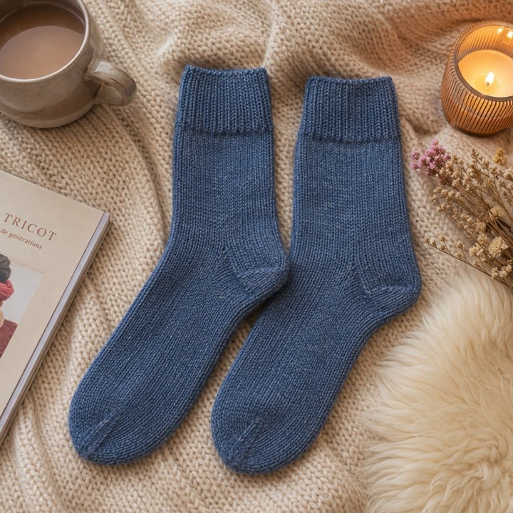 Socken Quel Pied ! zum Stricken | Baudilaine