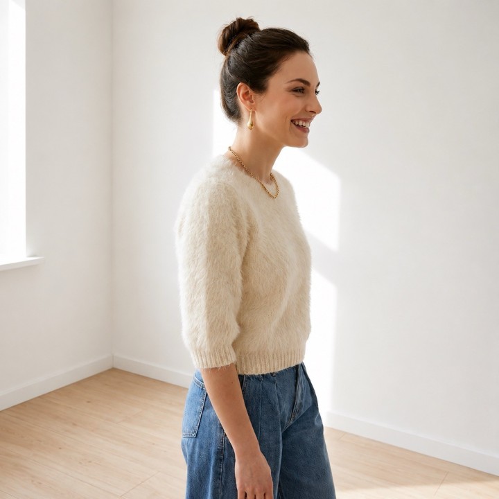 Pull Méribel korte mouwen - Baudilaine