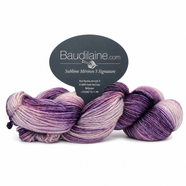 Sublime Mérinos 5 Signature – mérinos teint main | Baudilaine