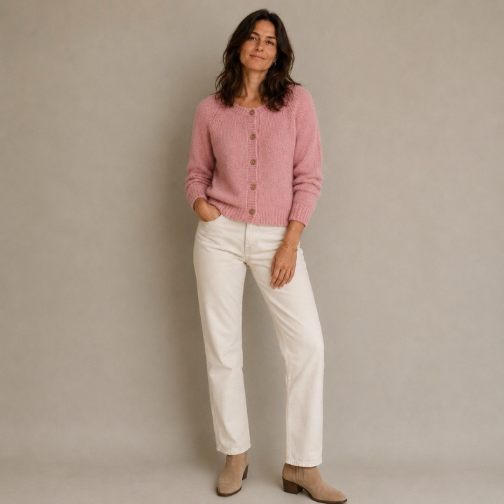 Gilet Bellagio – modèle tricot femme en Casual 5 | Baudilaine