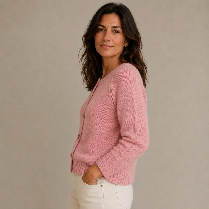 Gilet Bellagio – modèle tricot femme en Casual 5 | Baudilaine