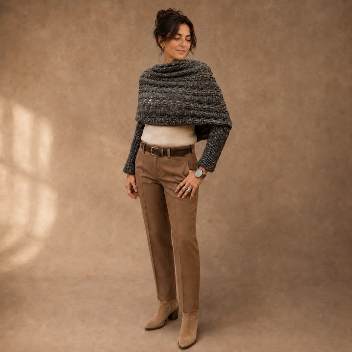 Châle Victoria – Modèle tricot en mohair | Baudilaine